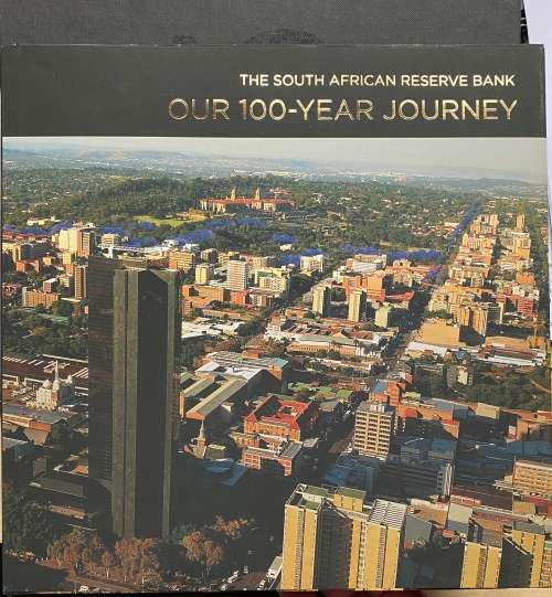 SOUTH AFRICA RESERVE BANK, 100 YEAR JOURNEY 1921-2021 - HARD COVER BOOK, OVER 200 PAGES