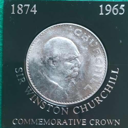 1874-1965 Sir Winston Churchill Commemorative Crown In Perspex Holder