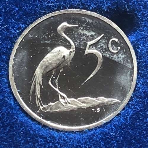 1989 Proof Set. TWO R1s (1 Silver) and RARER 5 cent