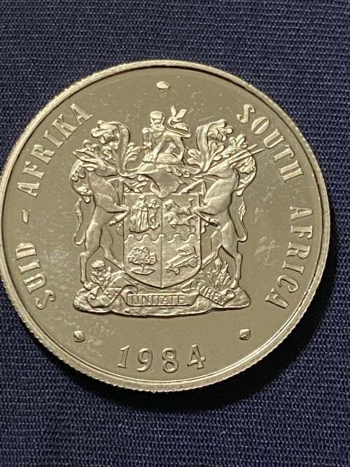 1984 South Africa Nickel R1 Proof Coin
