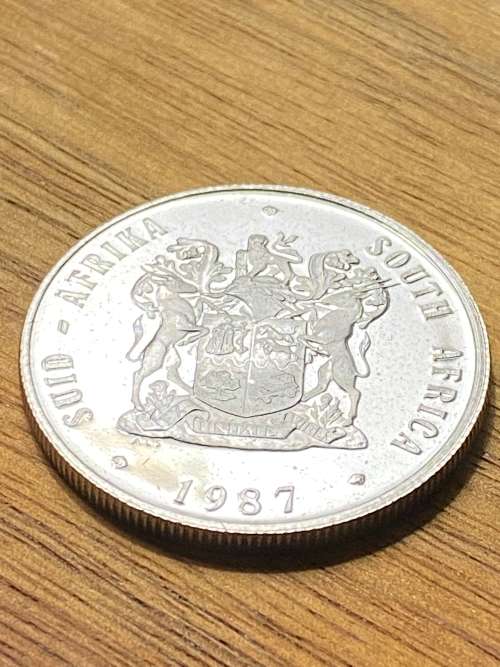 1987 South Africa Nickel R1 Proof Coin