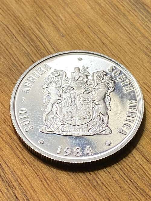 1984 South Africa Nickel R1 Proof Coin