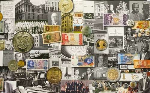 SOUTH AFRICA RESERVE BANK, 100 YEAR JOURNEY 1921-2021 - HARD COVER BOOK, OVER 200 PAGES