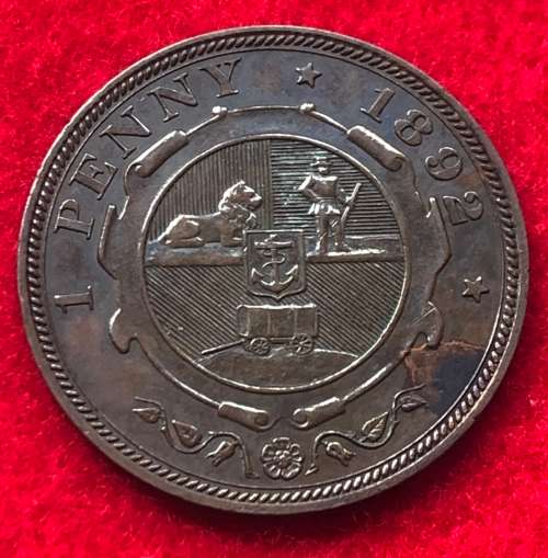 1892 ZAR Penny