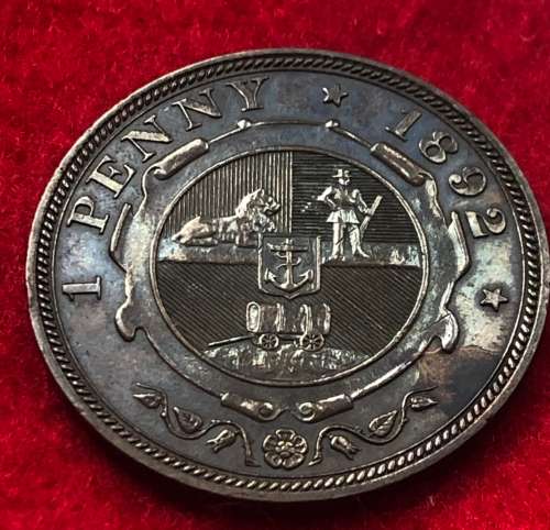 1892 ZAR Penny