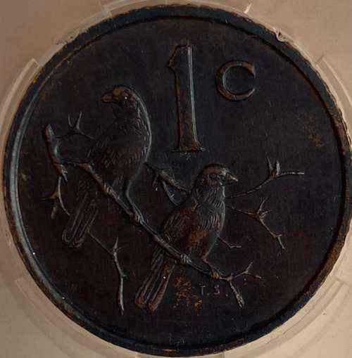 *****1965 AFRIKAANS 1 CENT***** Very Rare coin. Limited Mintage of only 846 coins!