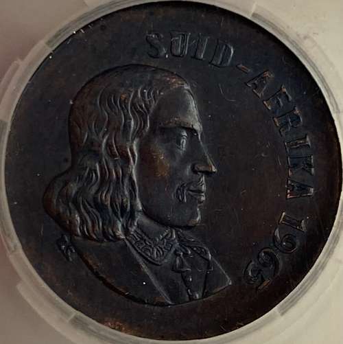 *****1965 AFRIKAANS 1 CENT***** Very Rare coin. Limited Mintage of only 846 coins!