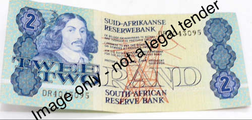 South Africa Bank Notes. Set of 4 notes. One Of Each, R10, R5, R2 and R1 notes. All in VF condition.