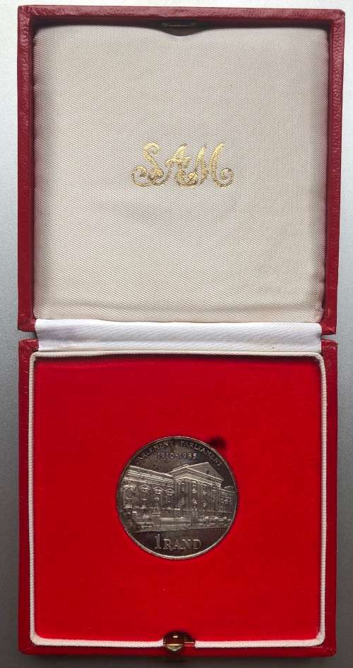 1985 South Africa R1 Proof Coin