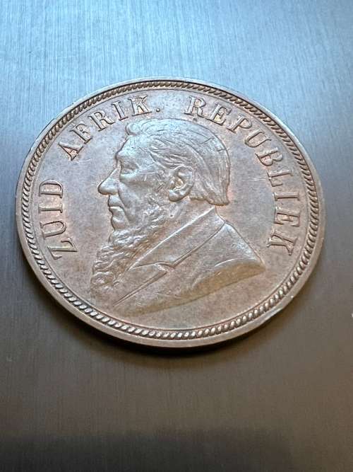 1898 ZAR Penny. Mintage 262,830