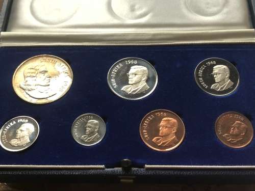 1968 Proof Coin Set in SAM Box, Including Silver R1