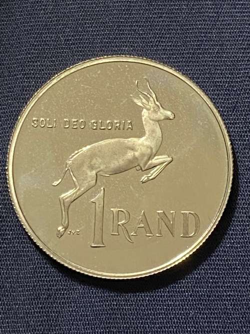 1987 South Africa Nickel R1 Proof Coin