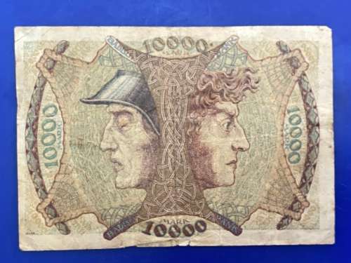 German Notgeld  Baden, Federal state of10,000 Mark Badische Bank