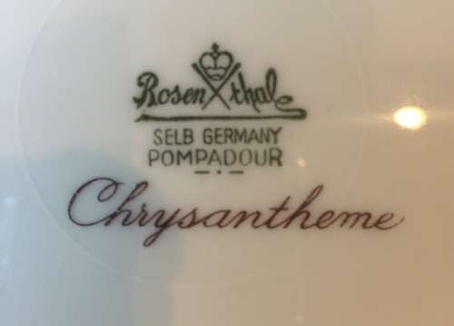 Rosenthal painted decorative plate