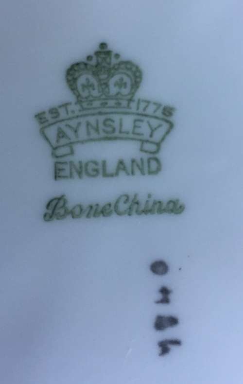 Aynsley decorative bone china plate