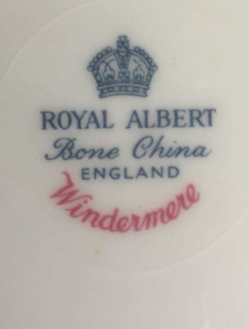 Royal Albert English bone china plate