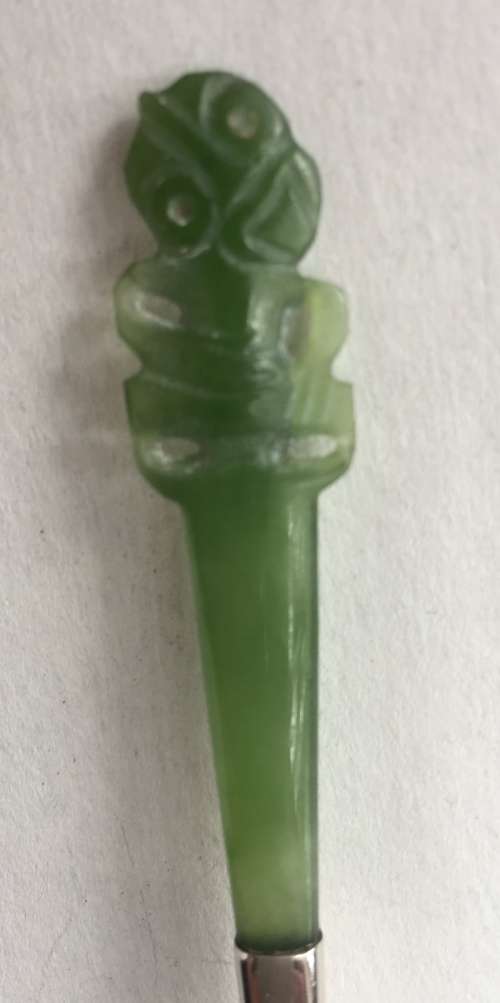 2 antique English, 1 Dutch and 1 Roman style silver teaspoons