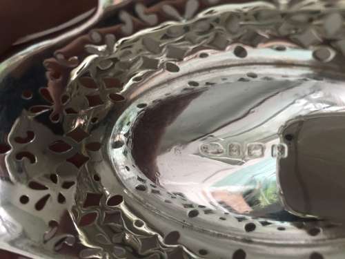Solid silver sweet dishes