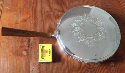 English silver plated vegetable server
