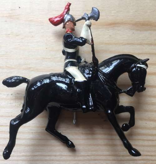 The Sovereign`s Standard with Trumpeter and Escort vintage lead soldiers