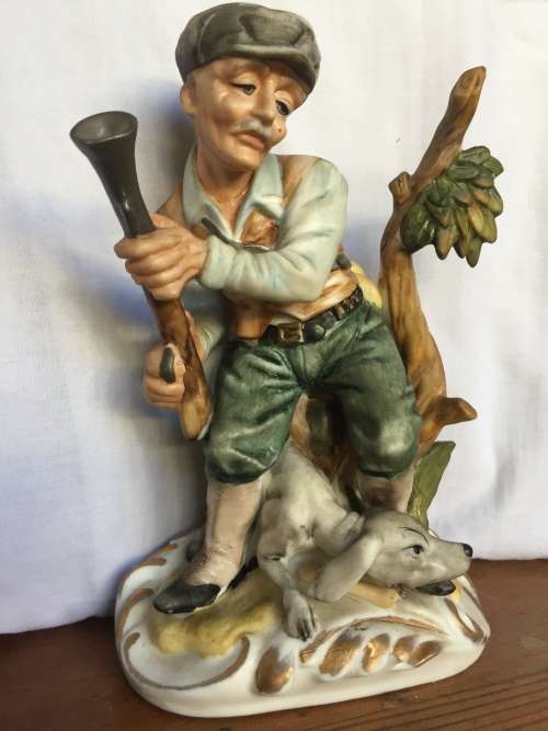 Rustic porcelain figurine