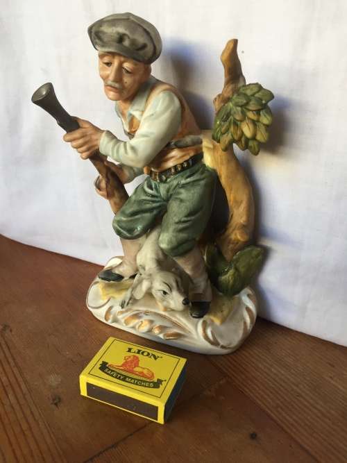 Rustic porcelain figurine