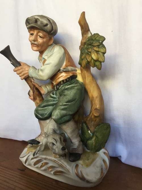 Rustic porcelain figurine