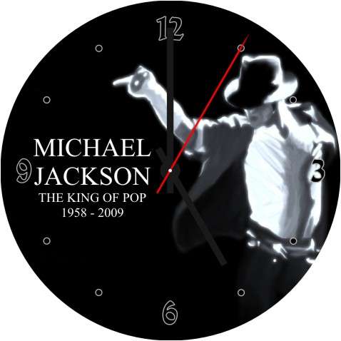Michael Jackson CD Clock