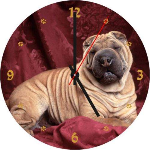 Dog CD Clock