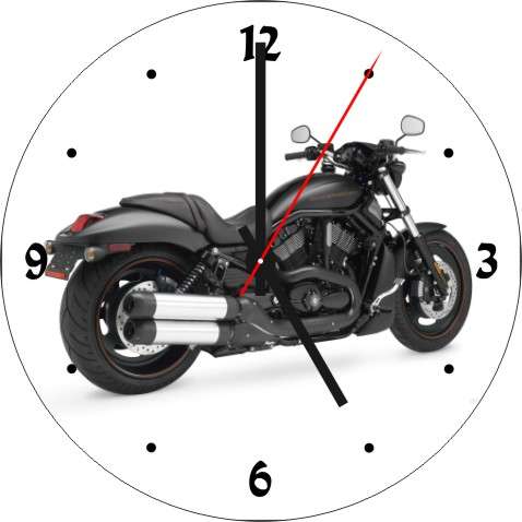 Harley Davidson CD Clock