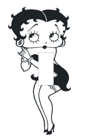 Betty Boop Light switch cover plate