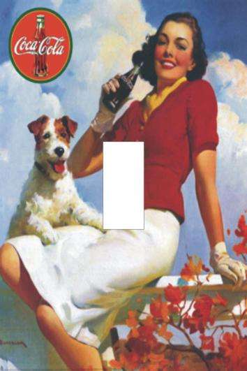 COCA COLA Light switch cover plate