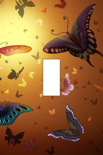 Butterfly Light Switch Cover Plate