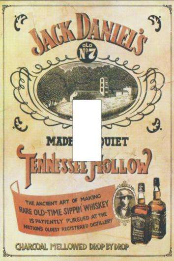 Jack Daniel's Light switch cover plate