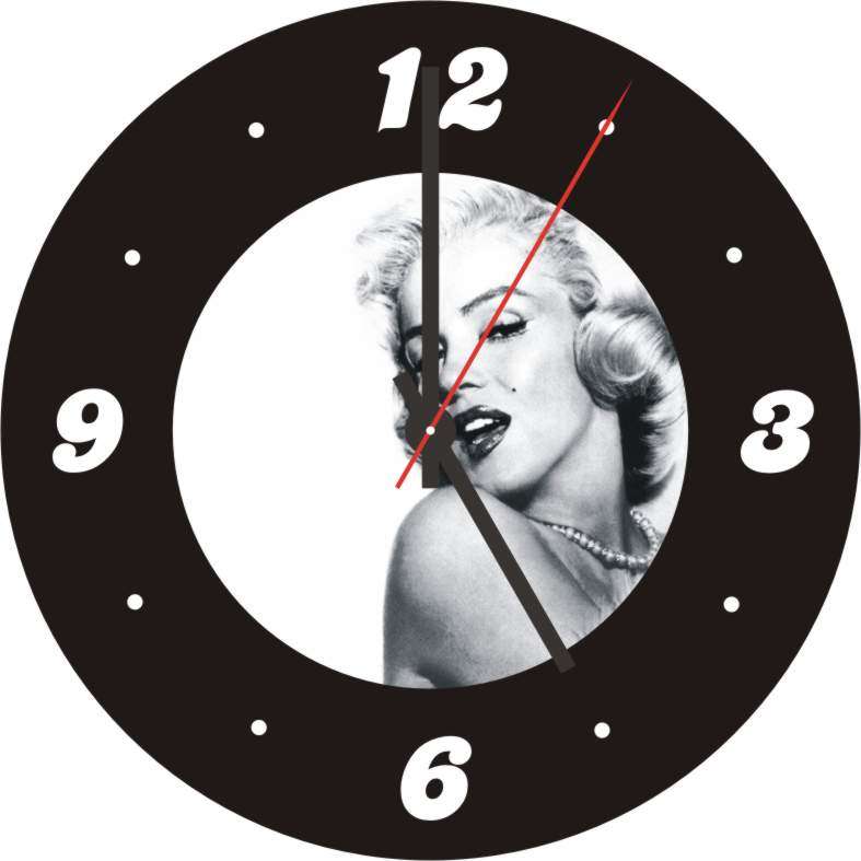 Marilyn Monroe Record Clock