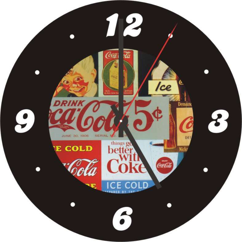 Coca Cola Record Clock