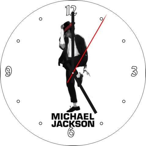 Michael Jackson CD Clock