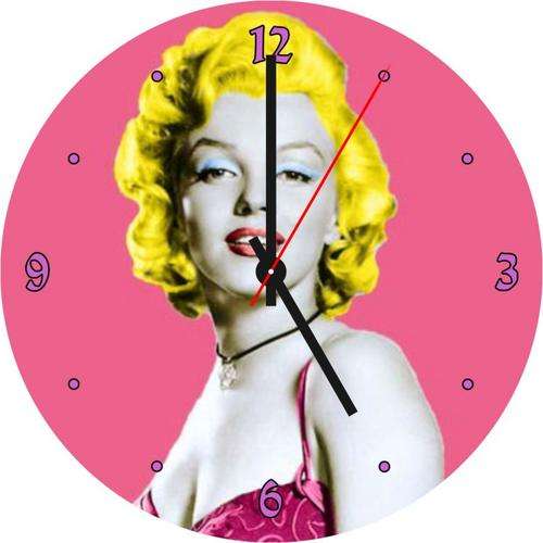 Marilyn Monroe CD Clock