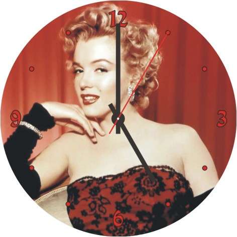 Marilyn Monroe CD Clock