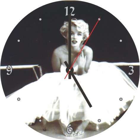 Marilyn Monroe CD Clock