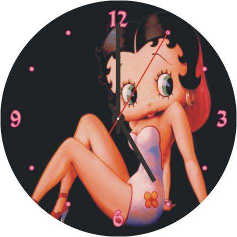 Betty Boop CD Clock