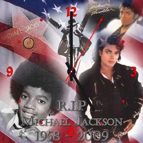 Michael Jackson Clock