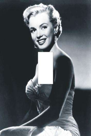 Marilyn Monroe Light switch cover plate