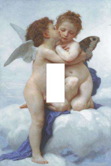 Angel Light switch cover plate