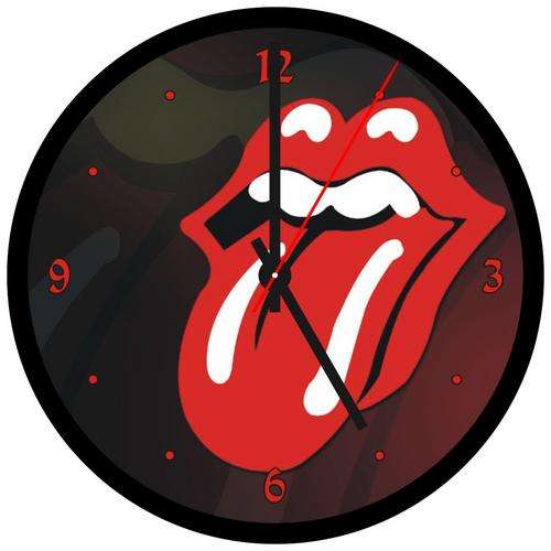 Rolling Stones Record Clock
