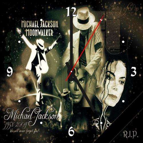 Michael Jackson Clock