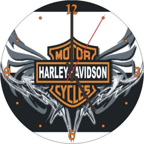 Harley Davidson CD Clock