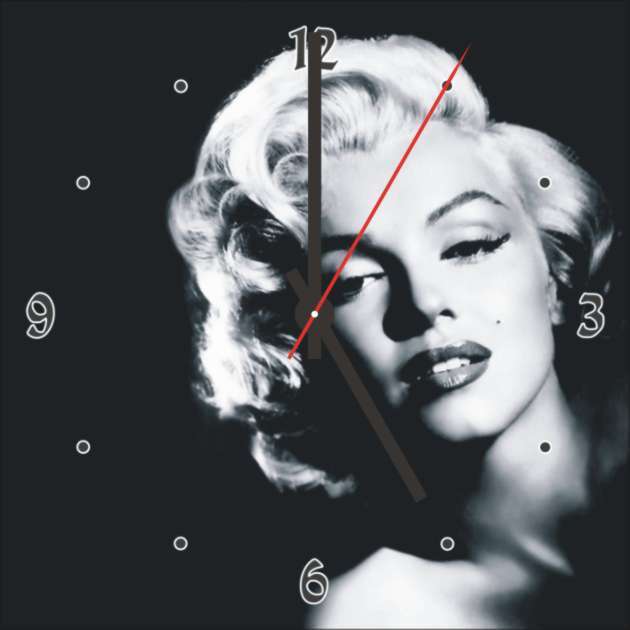 Marilyn Monroe Clock