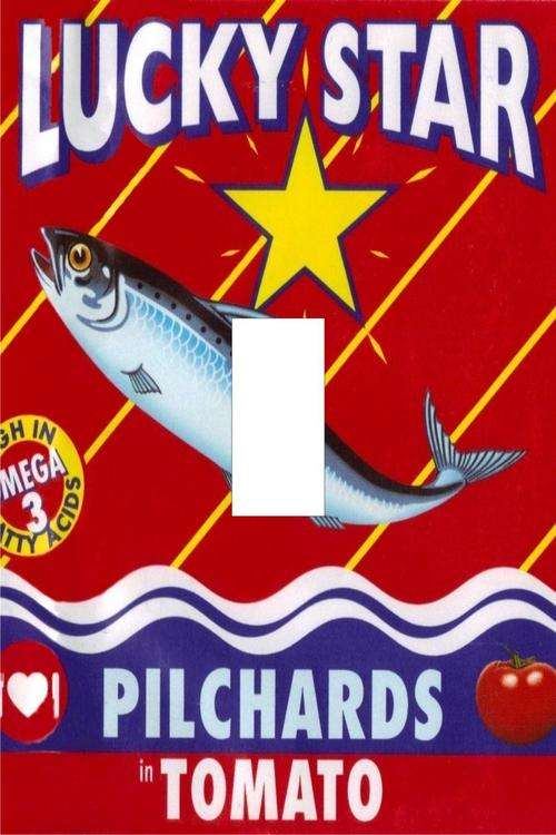 Pilchards Light switch cover plate