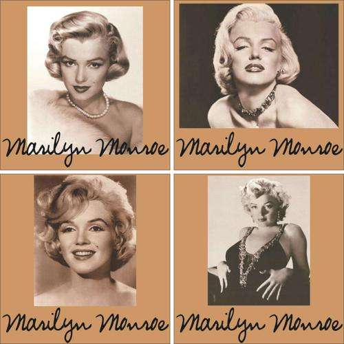 Marilyn Monroe Magnetic Coaster Set (4 pc)